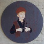 Valja. Malerei. Aquarell auf Stoff, Tempera, Leinwand, 100cm, 2021