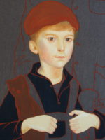 Valja. Malerei. Aquarell auf Stoff, Tempera, Leinwand, 100cm, 2021 – Bild 2