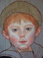 Geburtstag. Aquarell auf Stoff. Tempera. 150x90cm. 2020 – Bild 2