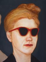 Tanja. Aquarell auf Leinen. Tempera. 170x80cm. 2018 – Bild 2