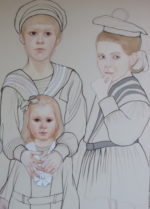 Frühling. Malerei. Aquarell. Tempera auf Stoff, 160x140cm, 2017 – Bild 2