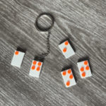 Braillbuchtaben im Legostil / Schlüsselanhänger – Bild 2