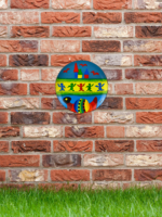 Bemalter Wandteller (Porzellan)