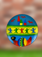 Bemalter Wandteller (Porzellan) – Bild 2