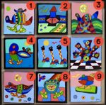 Kleine Bilder 30 x 30 cm