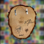 Bemalte Holzscheibe – Bild 3