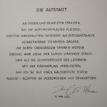 Jan-Christian Ptersen, die Altstadt, Gedicht, Husum, Nordfriesland